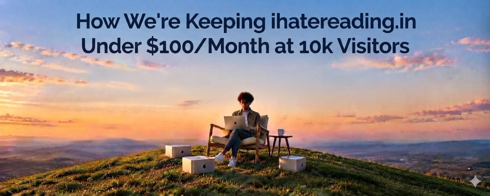 How We're Keeping ihatereading.in Under $100/Month at 10k Visitors
