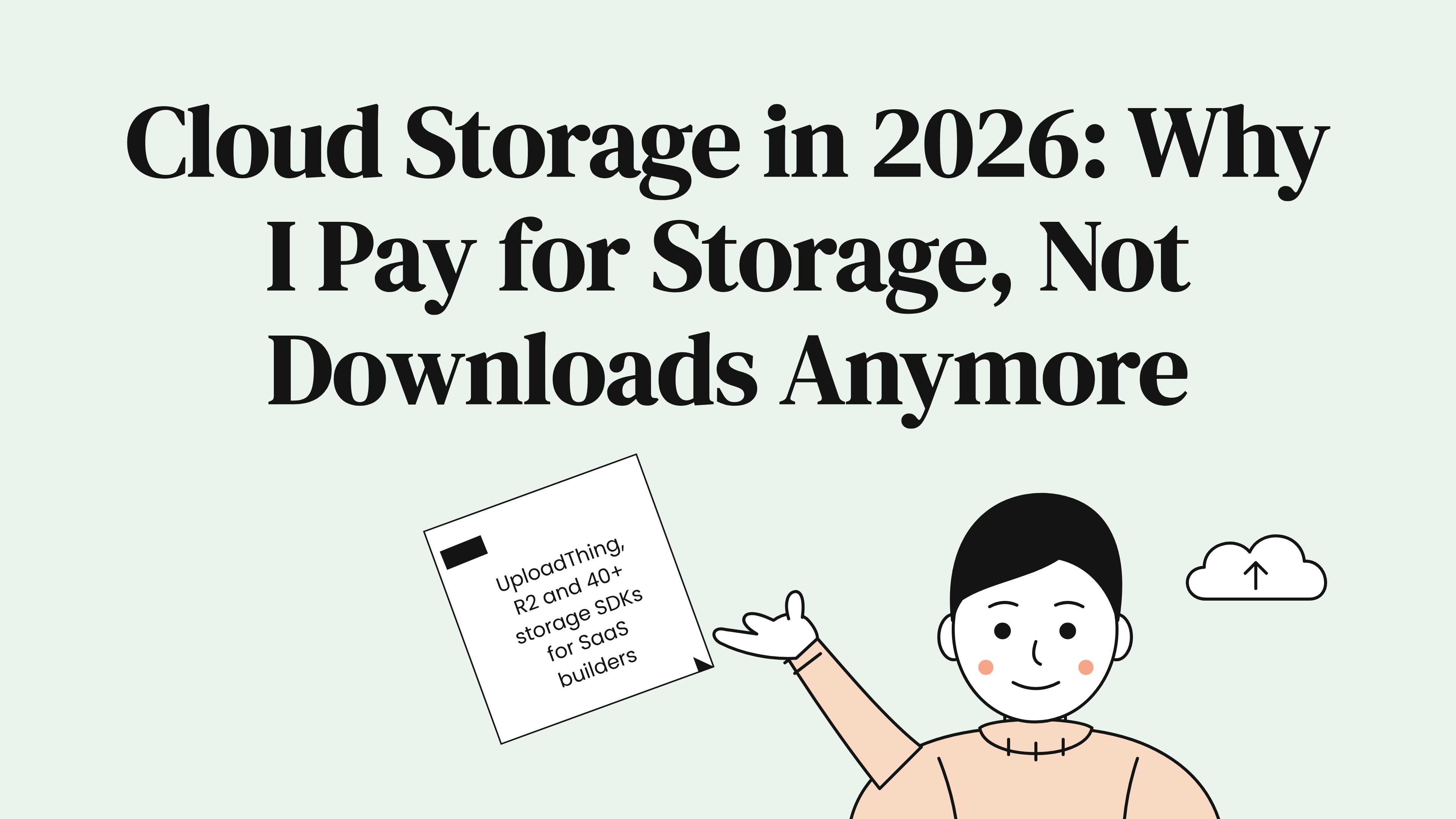 Storage SDKs and Cloud Storage for SaaS Builders: Why I Use UploadThing, and 40+ Free and Open-Source Alternatives cover