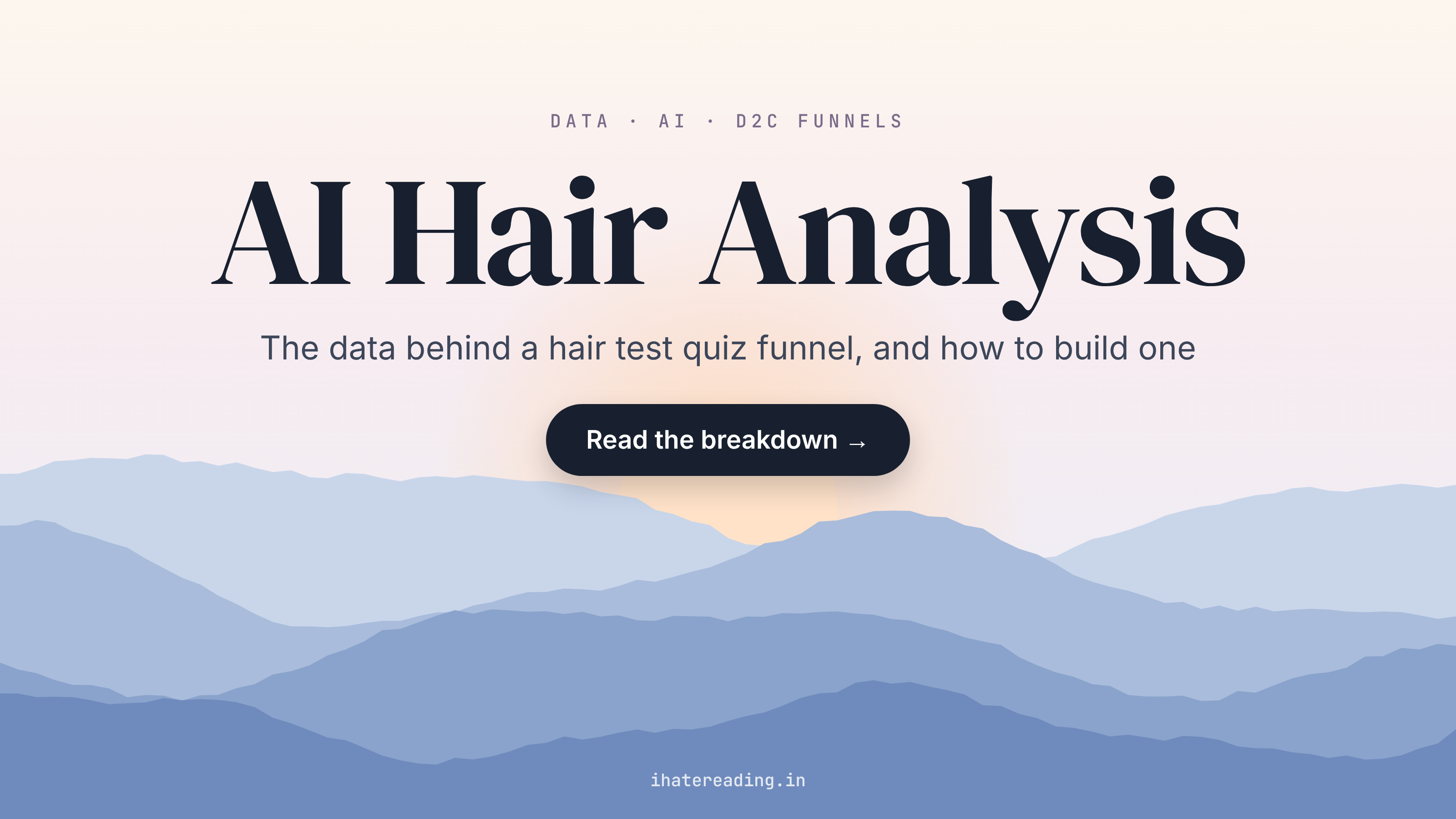 AI Hair Analysis: The Data Behind a Hair Test Quiz Funnel (and How to Build One in 2026) cover